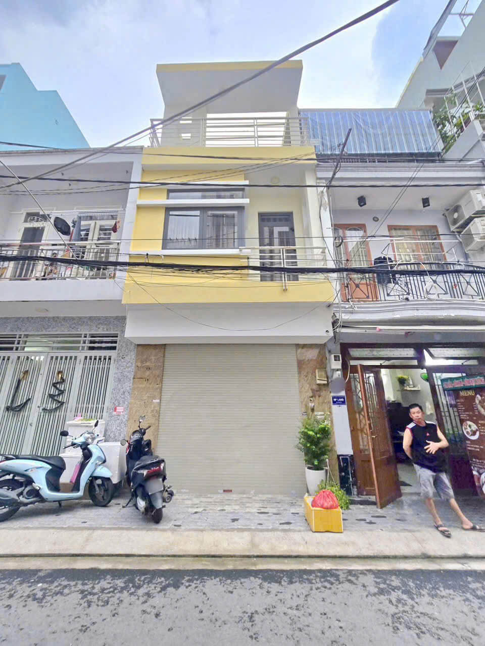 bán nhà khu đường số chợ tân mỹ